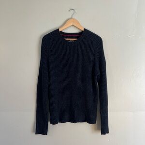 Abercrombie & Fitch Dark Blue V-Neck Sweater